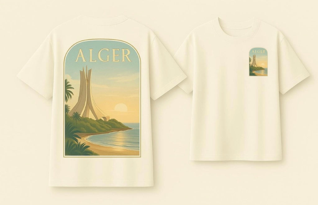 T-shirt Alger l'or d'un matin