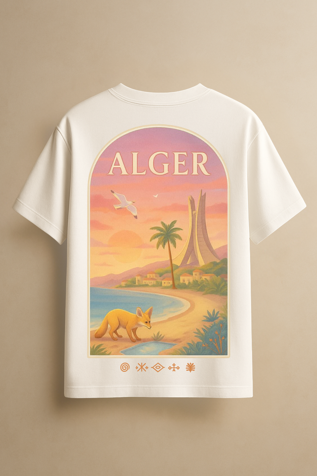T-shirt Alger l'or d'un soir II