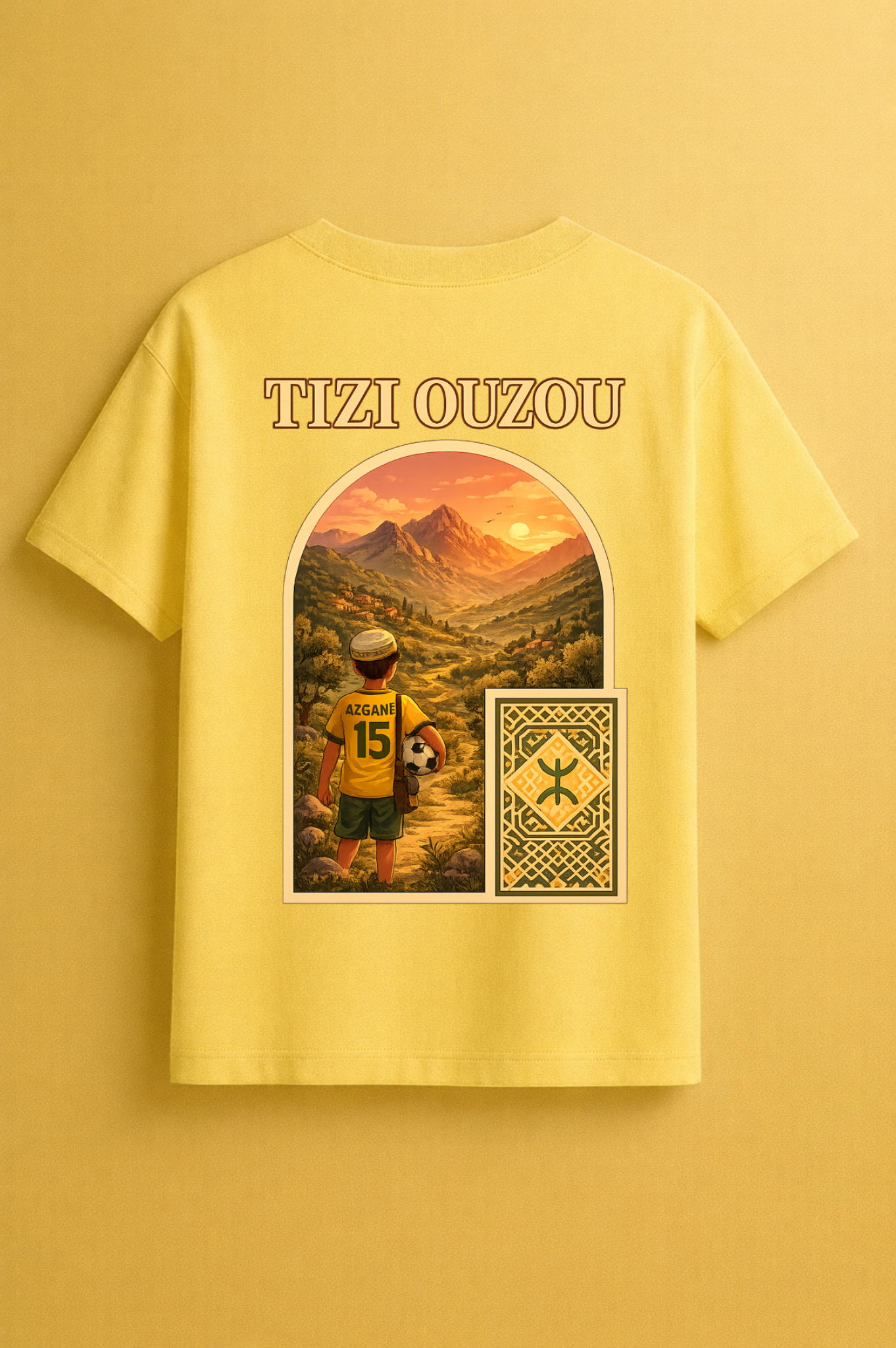 T-shirt Tizi-ouzou la lumière des montagnes